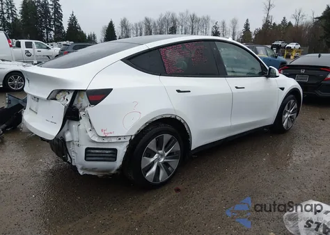 2020 Tesla Model Y Long Range Dual Motor All-Wheel Drive z USA, uszkodzony, nr VIN 5YJYGDEE4LF055566